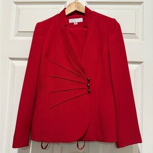 Tahari Bold Red Women's Blazer